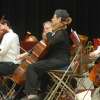 Orchestra vignette - string section